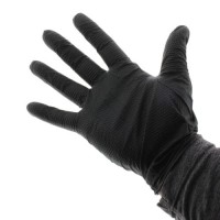 Chemically resistant nitrile gloves Black Mamba Glove SnakeSkin - XL