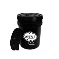 Set of 3 detailing buckets Fictech Bucket Wash & Rinse & Wheel