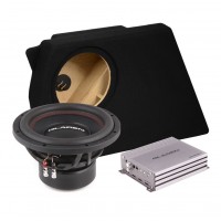 Subwoofer set in OEM enclosure and amplifier for Ford Focus II No. 2