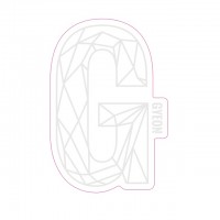 Gyeon G Sticker White (100x65.6 mm)
