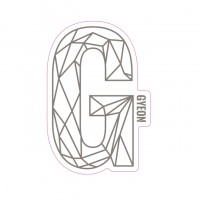 Gyeon G Sticker Silver (100x65.6mm)