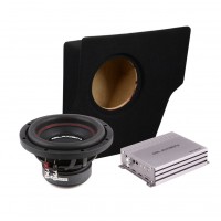 Subwoofer set in OEM enclosure and amplifier for Volkswagen Golf III