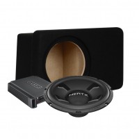 Subwoofer set in OEM enclosure and amplifier for Audi A4 B5 Avant No. 1