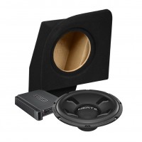 Subwoofer set in OEM enclosure and amplifier for Audi A4 B6 Avant No. 1