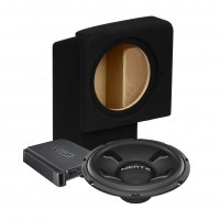 Subwoofer set in OEM enclosure and amplifier for Audi A6 C5 Avant No. 1