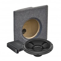 Subwoofer set in OEM enclosure and amplifier for Škoda Superb II Combi No. 1