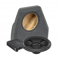 Subwoofer set in OEM enclosure and amplifier for Volkswagen Golf V, VI No. 1